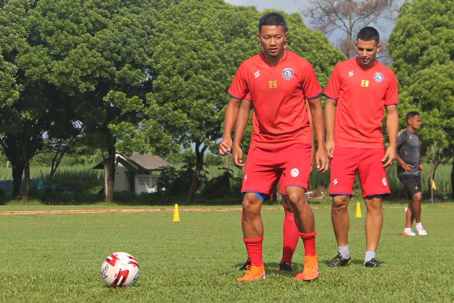 Penyerang Arema FC Waspadai Tira Persikabo di Grup A Piala Menpora 2021