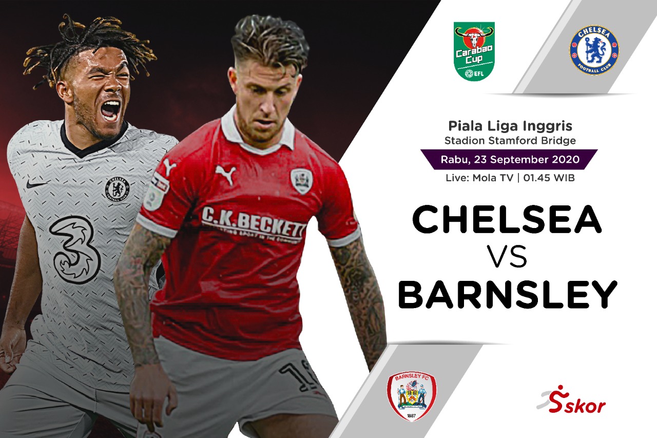 Link Live Streaming Piala Liga Inggris: Chelsea vs Barnsley