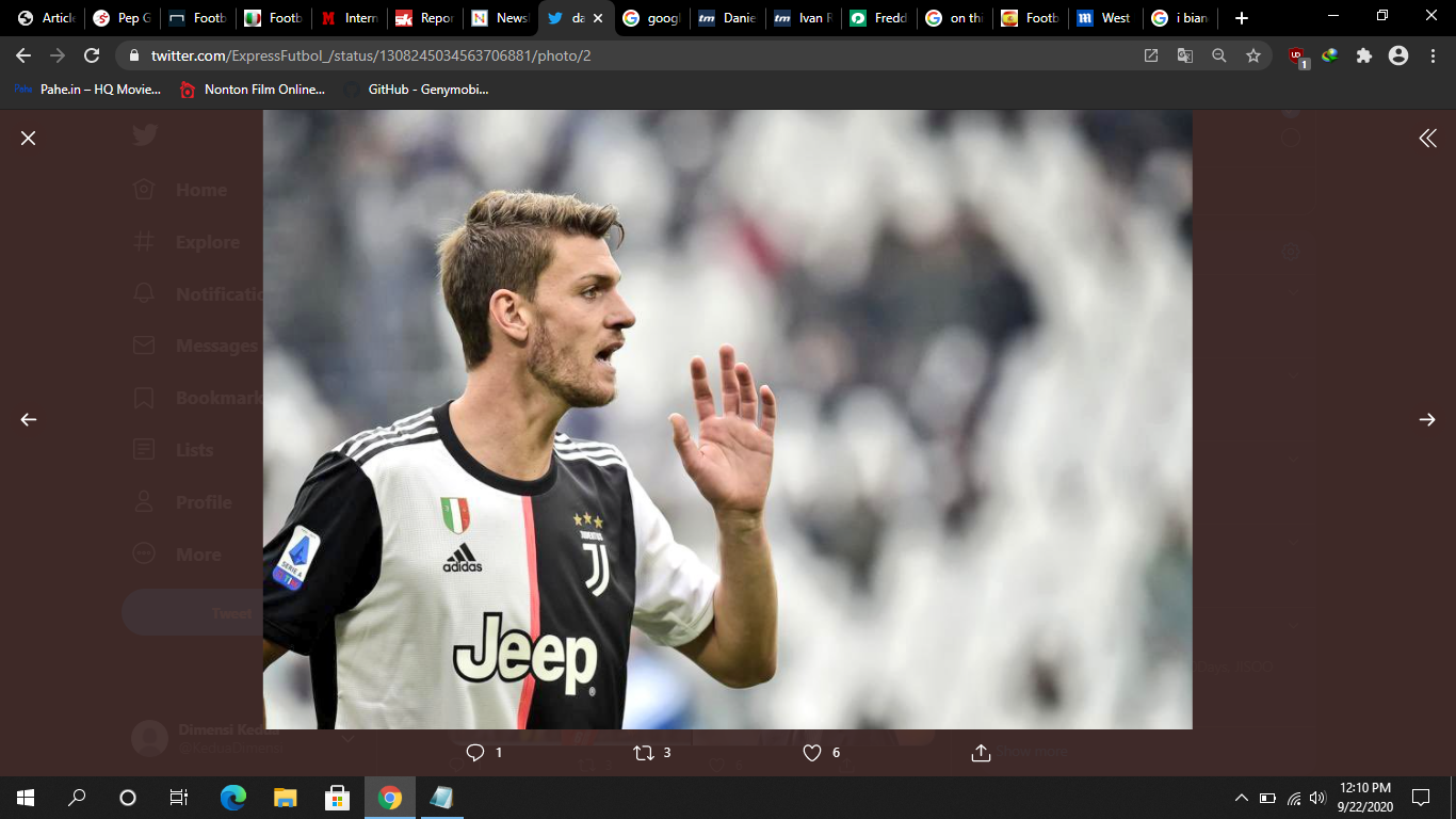 Juventus Siap Pinjamkan Daniele Rugani ke Klub Liga Prancis