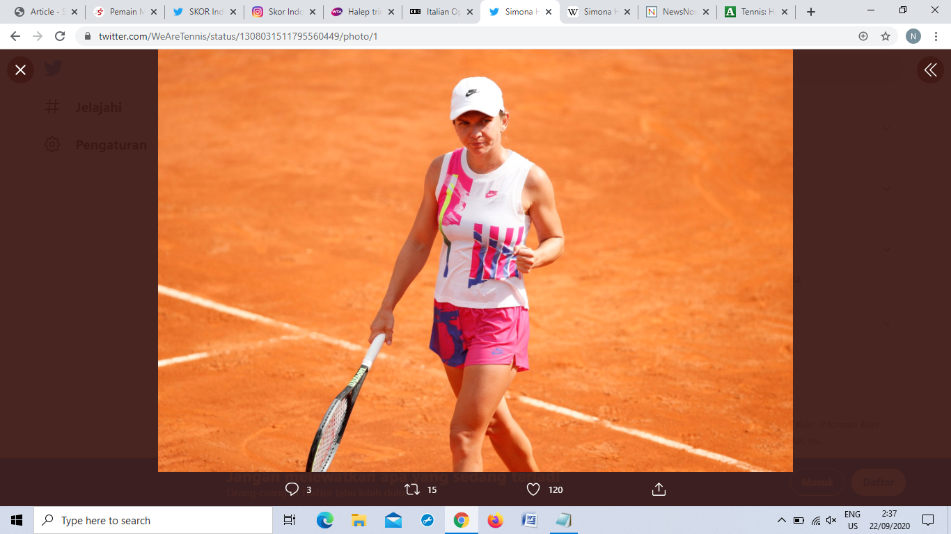 French Open 2020 Konfirmasi 6 Kasus Positif Covid-19, Simona Halep Cemas