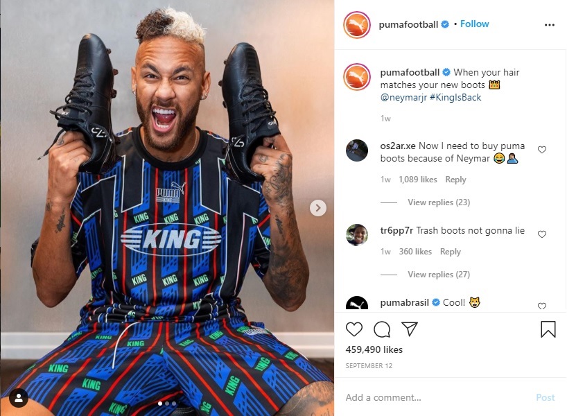Neymar Jr. dan "Petualangan Cintanya" dengan Dua Brand Olahraga Dunia