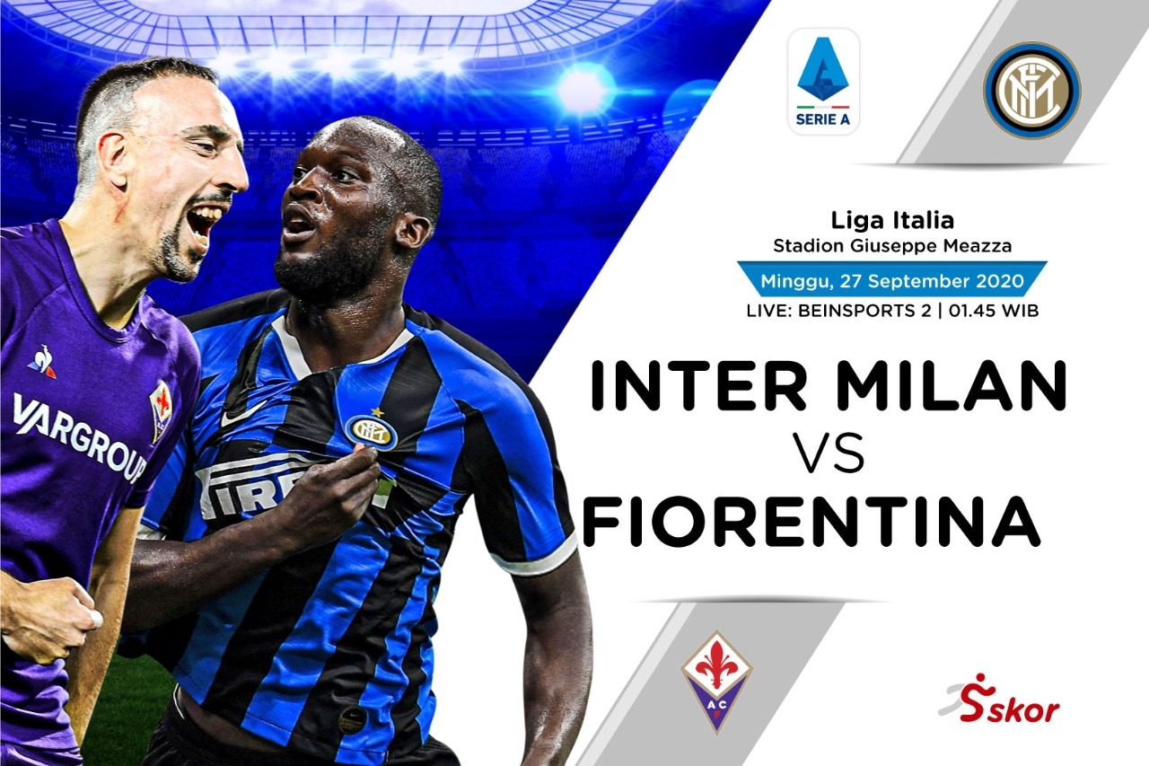 Susunan Pemain Liga Italia: Inter Milan vs Fiorentina