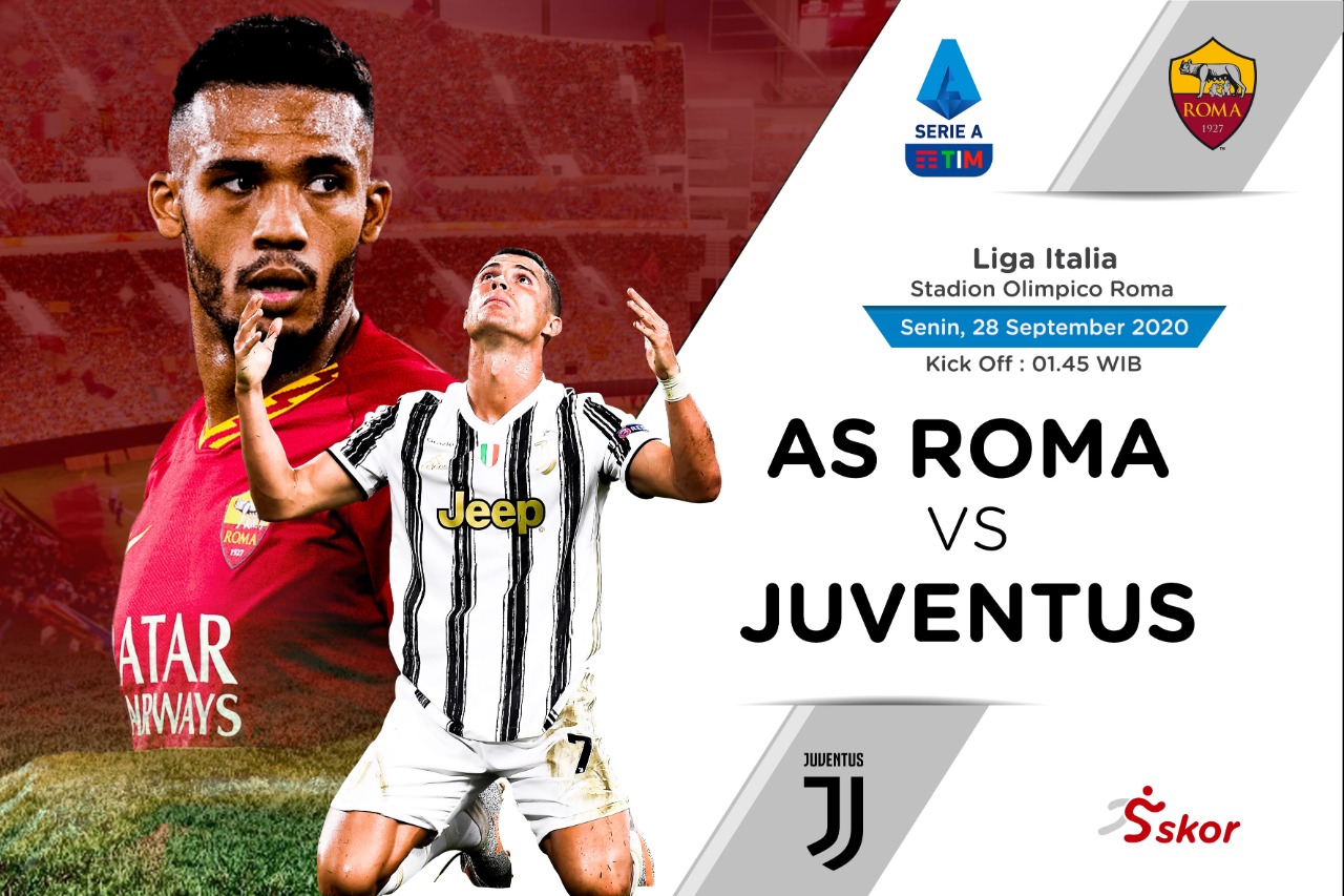Link Live Streaming Liga Italia: AS Roma vs Juventus