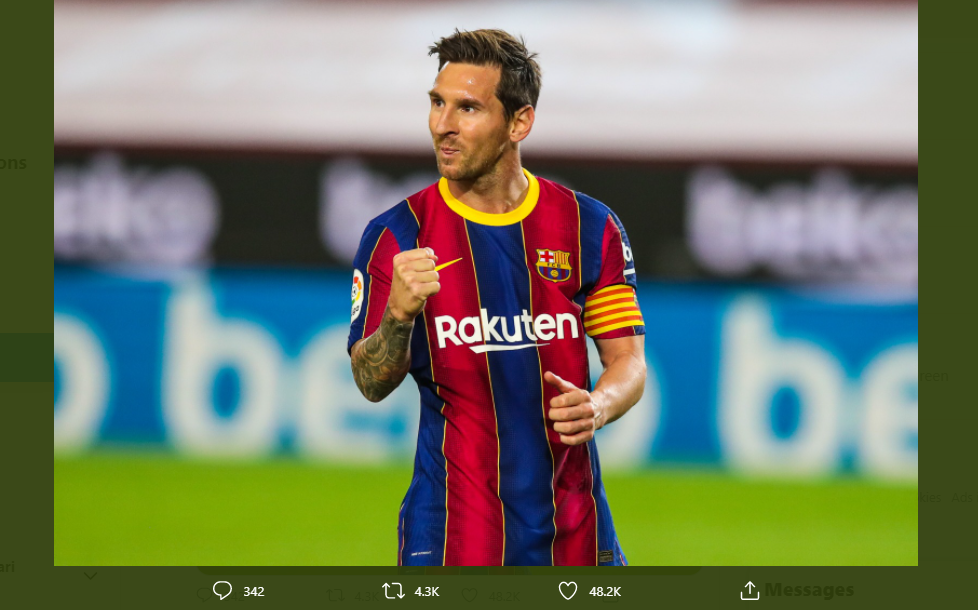 Eks-Asisten Pelatih Barcelona: Satu Tim Bersama Lionel Messi Selalu Menegangkan