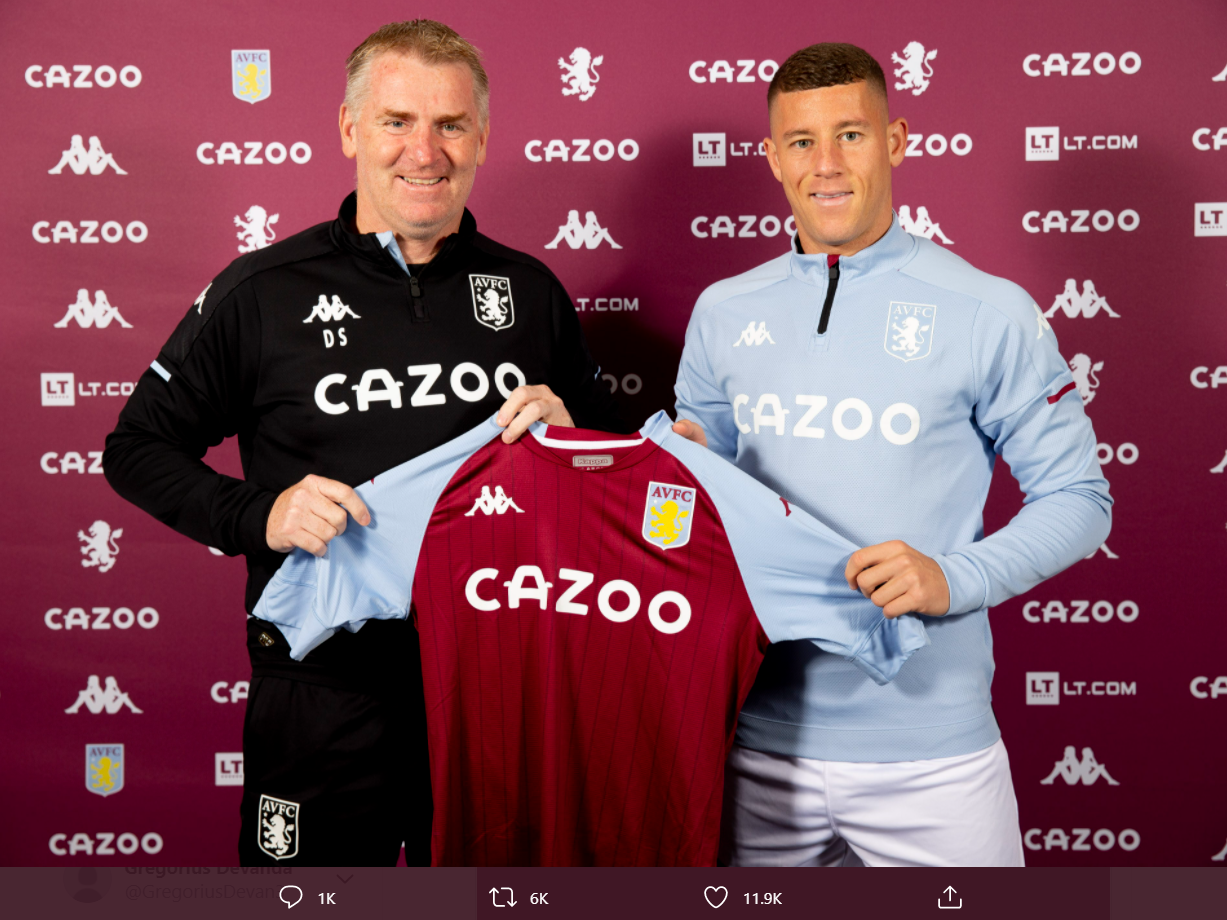 Resmi, Aston Villa Pinjam Ross Barkley dari Chelsea