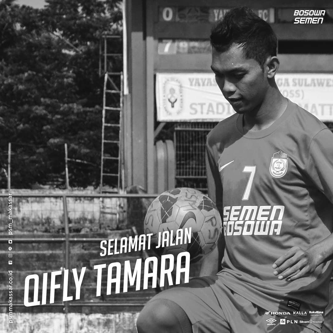 Mantan Pemain PSM Makassar, Qifly Tamara, Meninggal Dunia