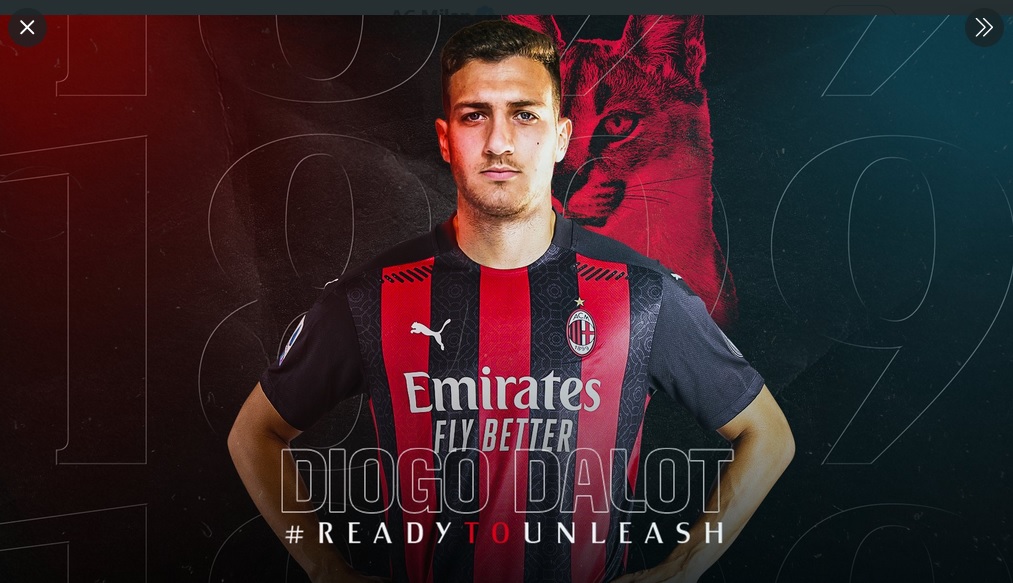 Bursa Transfer: AC Milan Datangkan Diogo Dalot dari Manchester United