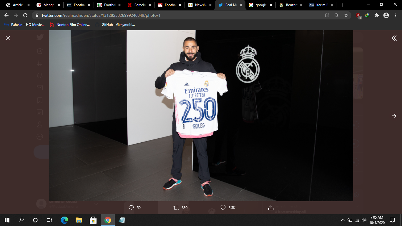 Levante vs Real Madrid: Karim Benzema Cetak Gol ke-250 di Semua Kompetisi