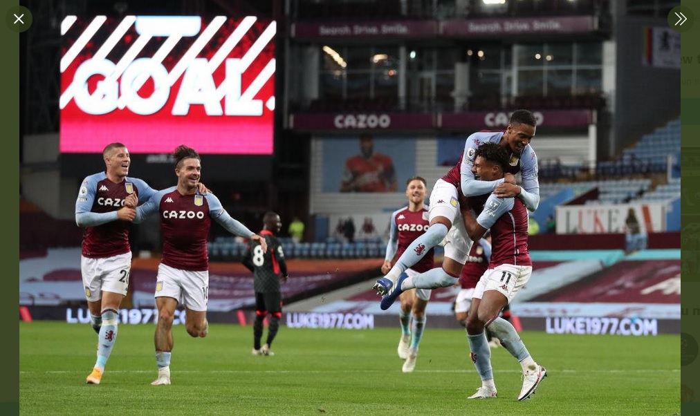 Hasil Aston Villa vs Liverpool: The Reds Telan Kekalahan 2-7