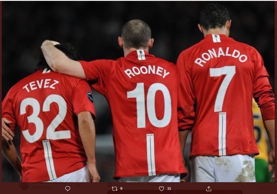 Perang Komentar Wayne Rooney dan Cristiano Ronaldo Berlanjut, Bawa Nama Lionel Messi