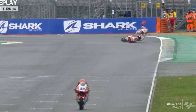 Hasil FP1 Moto2 GP Prancis 2020: Pembalap Malaysia Tercepat, Andi Gilang 2 Kali Crash