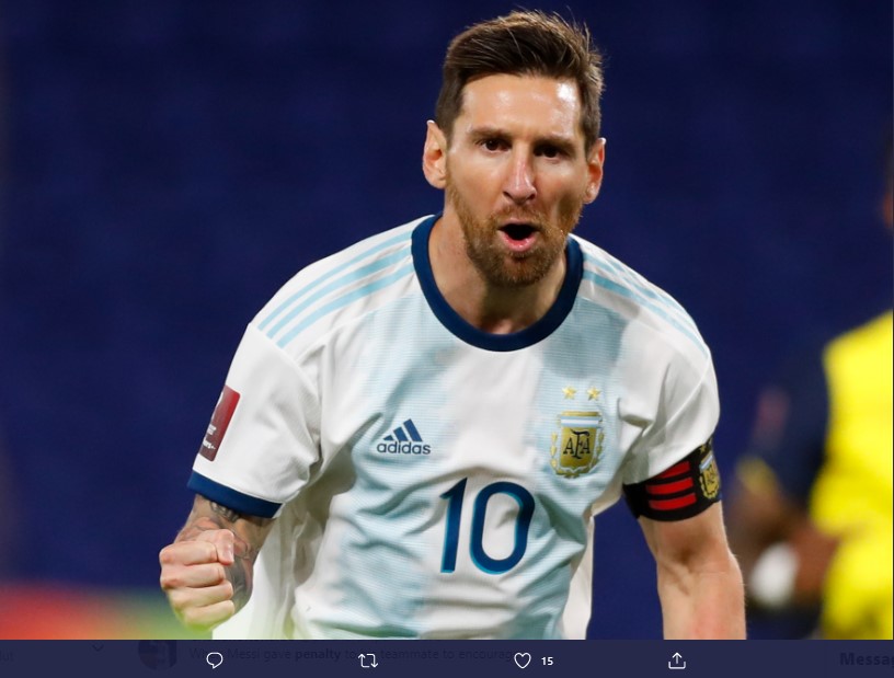 Kualifikasi Piala Dunia 2022: Lionel Messi Menangkan Argentina atas Ekuador