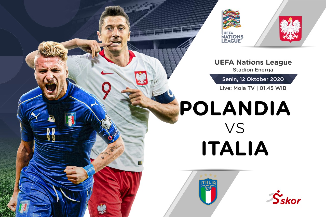 Susunan Pemain UEFA Nations League: Polandia vs Italia