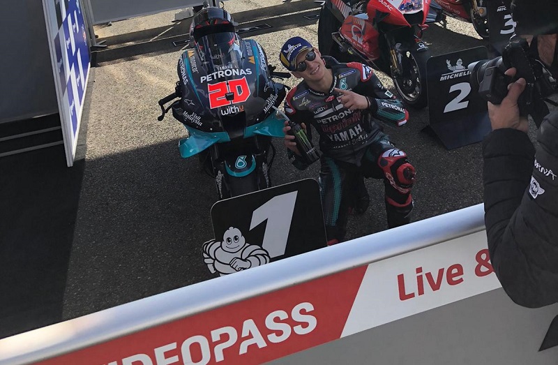 Hasil Kualifikasi MotoGP Prancis 2020: Atasi Serbuan Ducati, Fabio Quartararo Pole Position
