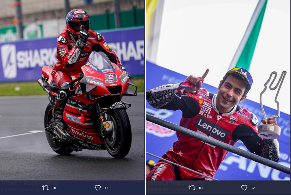 MotoGP Prancis 2020: Terlalu Sering Cuma Podium di Le Mans, Danilo Petrucci Bangga Akhirnya Menang