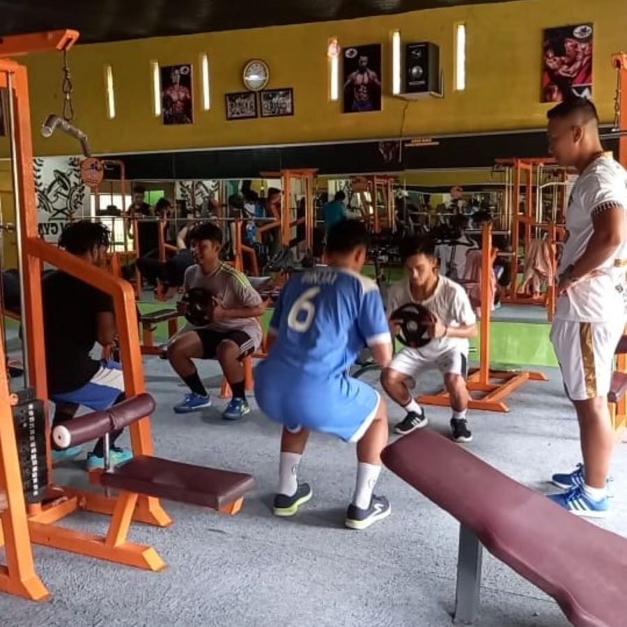 Tingkatkan Kekuatan dan Daya Tahan, Pemain Futsal Academy Anima 17 Berlatih di Gym