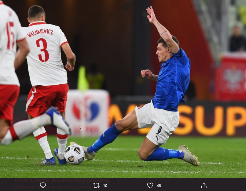 Klasemen UEFA Nations League Liga A Grup 1 : Italia Bertahan di Puncak