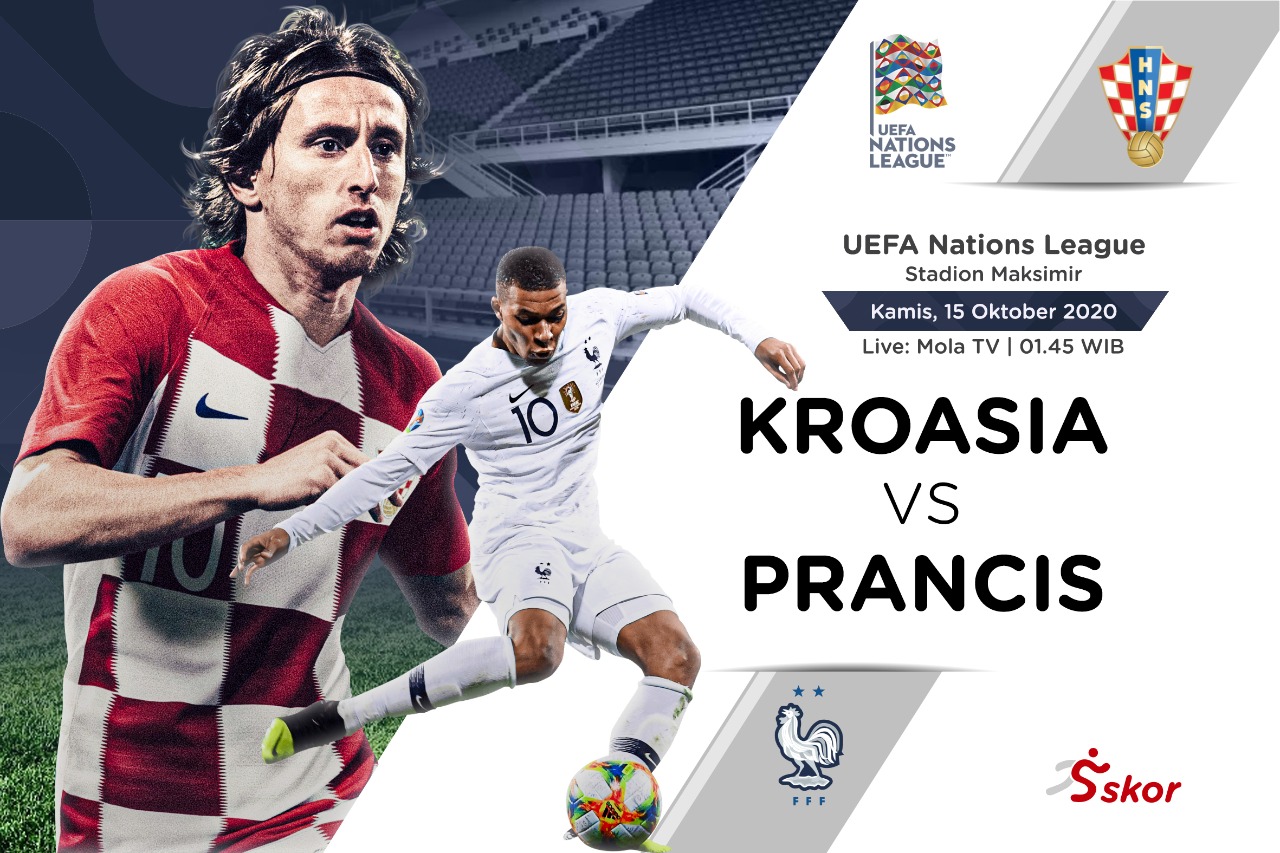 Prediksi UEFA Nations League: Kroasia vs Prancis