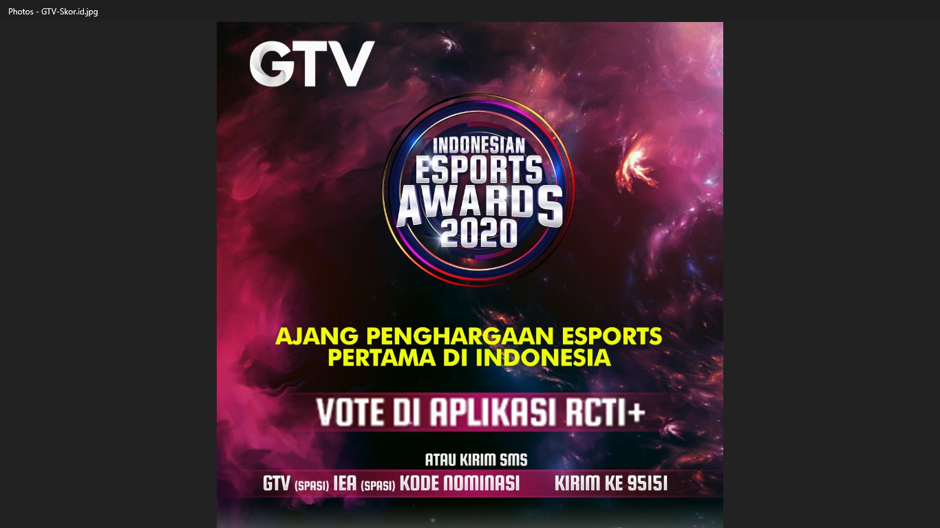 Nominasi di Indonesian Esports Awards Sudah Sesuai dengan Kategorinya