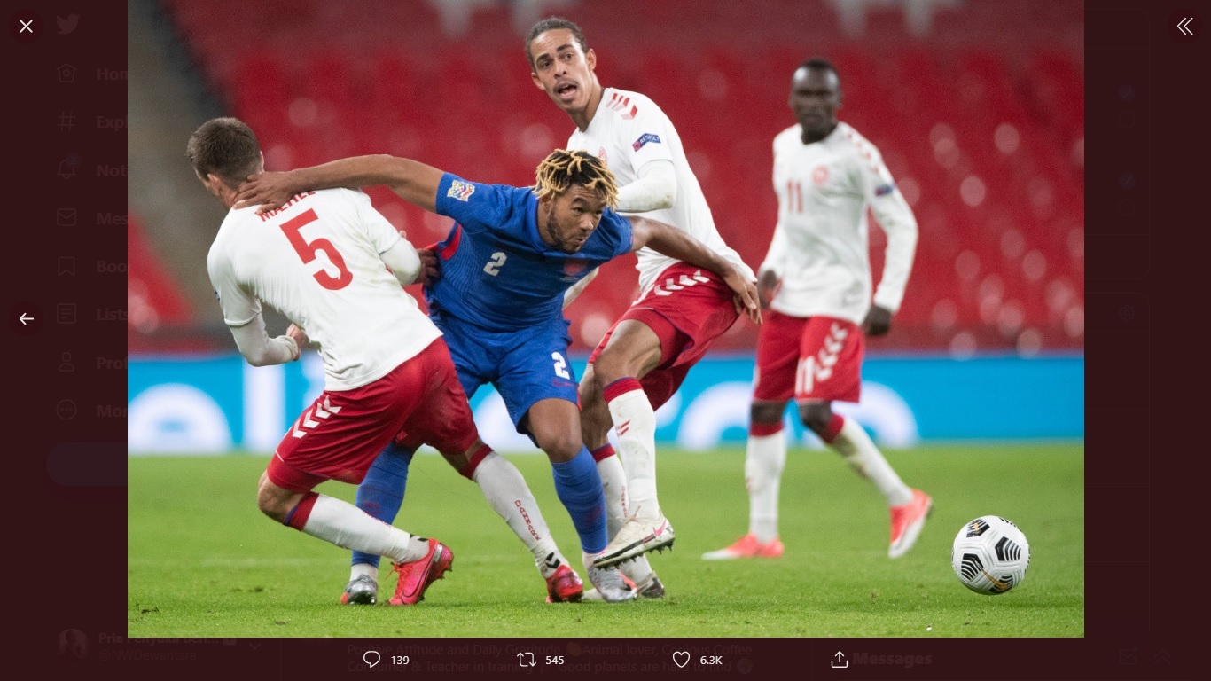 Ini Sebab Reece James Kena Kartu Merah Usai Inggris Kalah dari Denmark