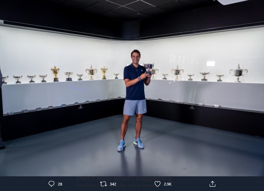 Trofi Coupe des Mousquetaires Itu Pun Menjadi Penghuni Baru Rafa Nadal Academy