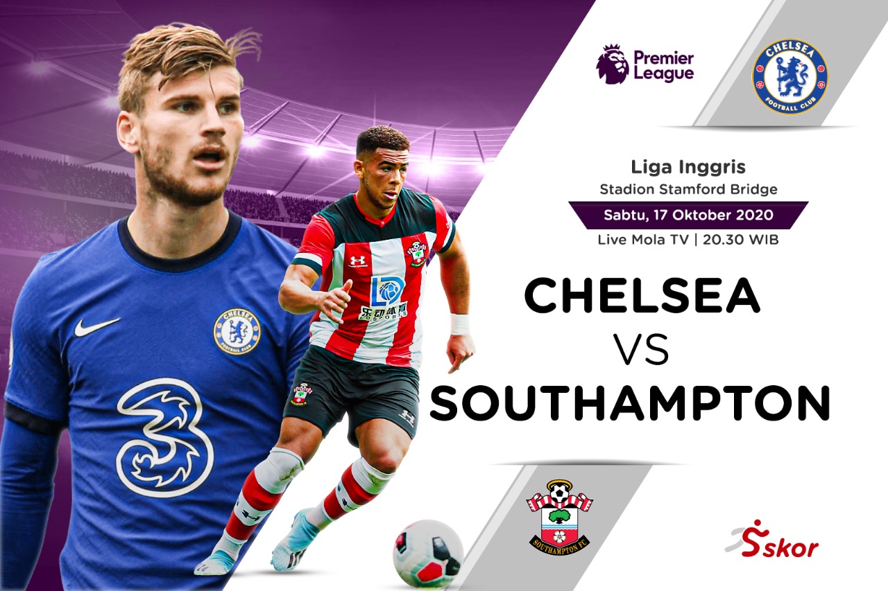Link Live Streaming Chelsea vs Southampton di Liga Inggris