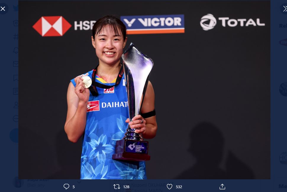Nozomi Okuhara Bandingkan Badminton Lovers di Indonesia dengan Cina dan Inggris