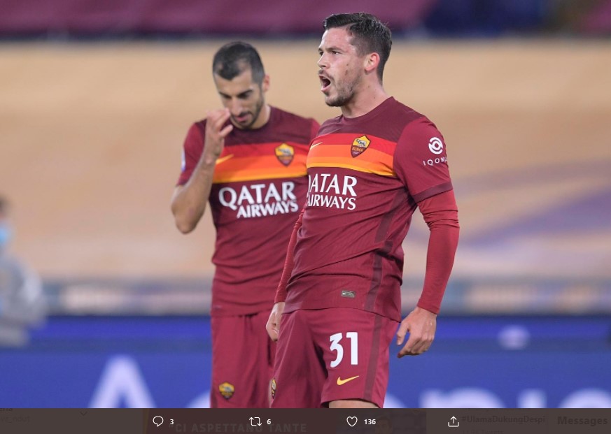 Ada Peran Lionel Messi dalam Gol Spektakuler Winger AS Roma lawan Benevento