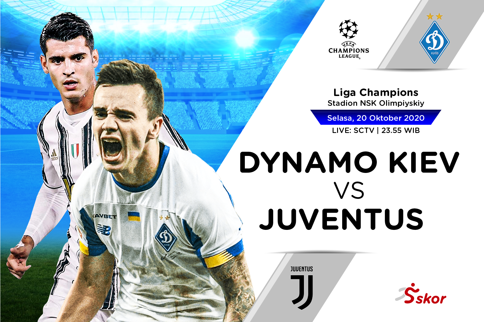 Prediksi Liga Champions: Dynamo Kiev vs Juventus