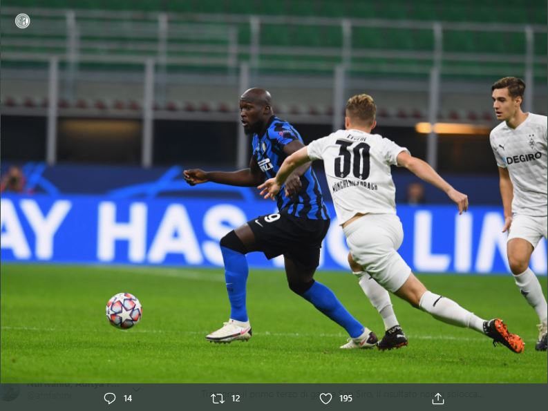 Inter Milan vs Borussia Monchengladbach: Tim Tamu Akui Sulit Hentikan Romelu Lukaku