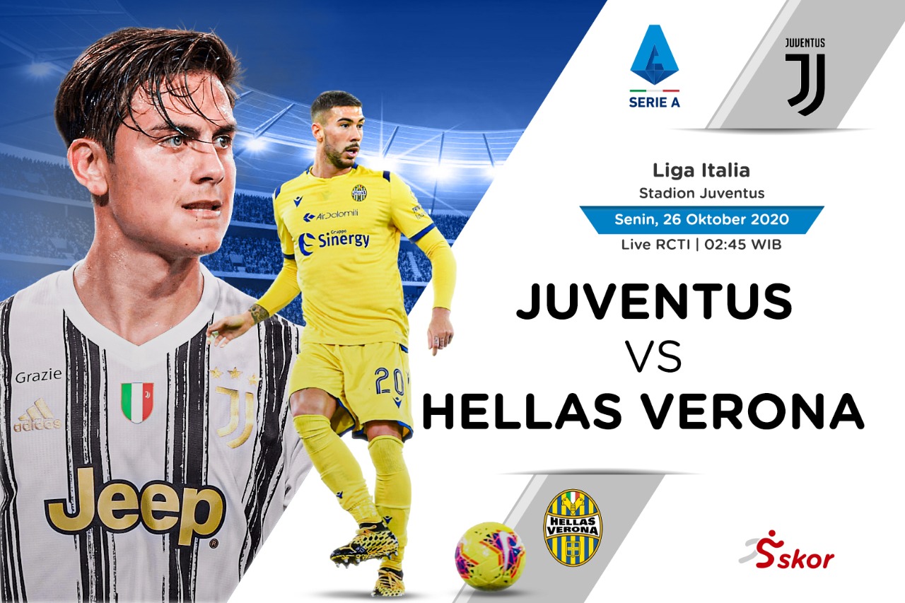 Link Live Streaming Liga Italia: Juventus vs Hellas Verona