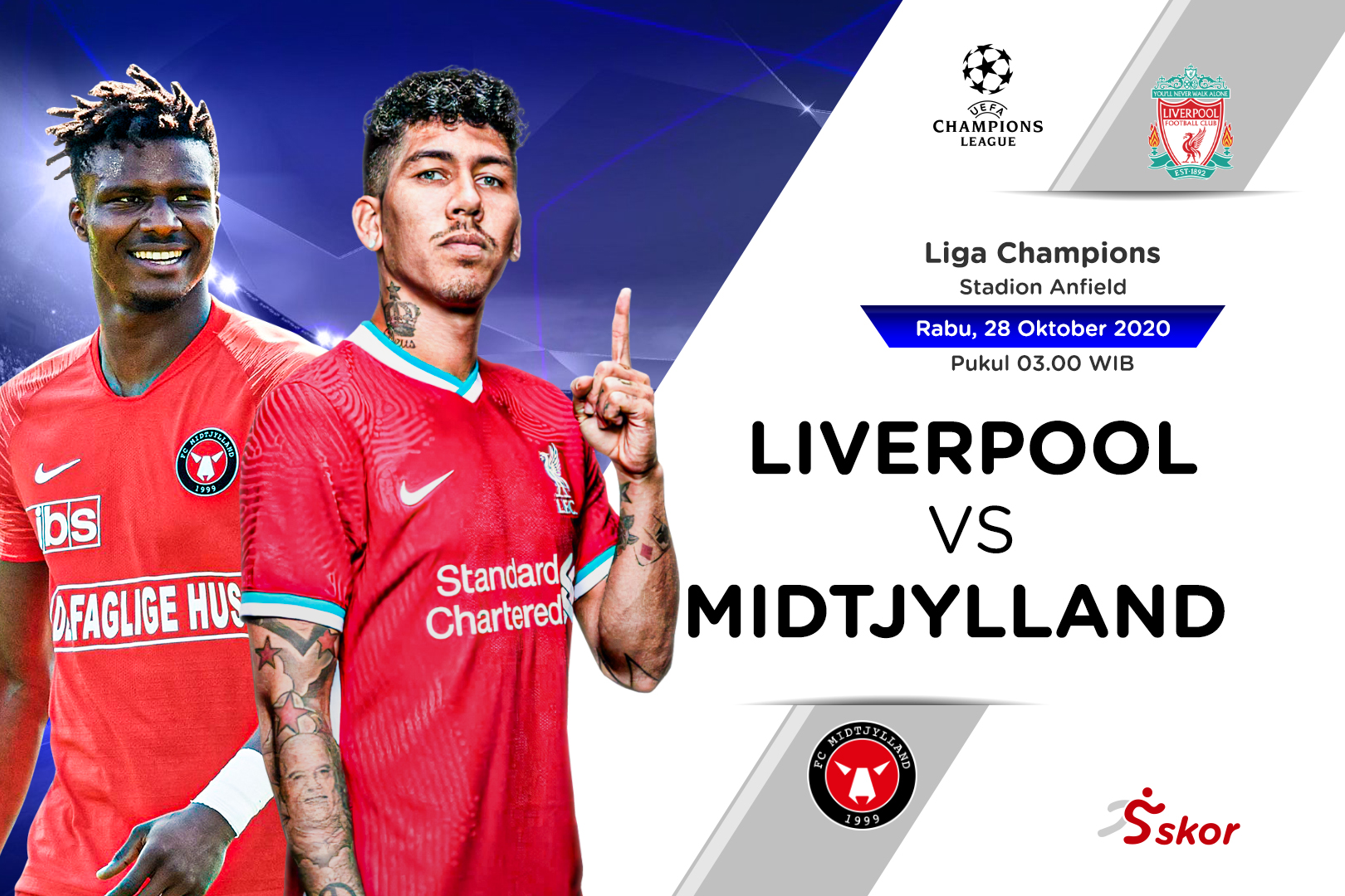 Prediksi Liga Champions: Liverpool vs Midtjylland