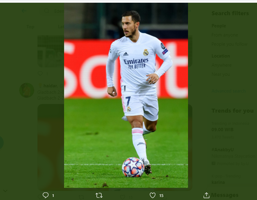 Eden Hazard: Seri lawan Mochengladbach Terasa seperti Kemenangan