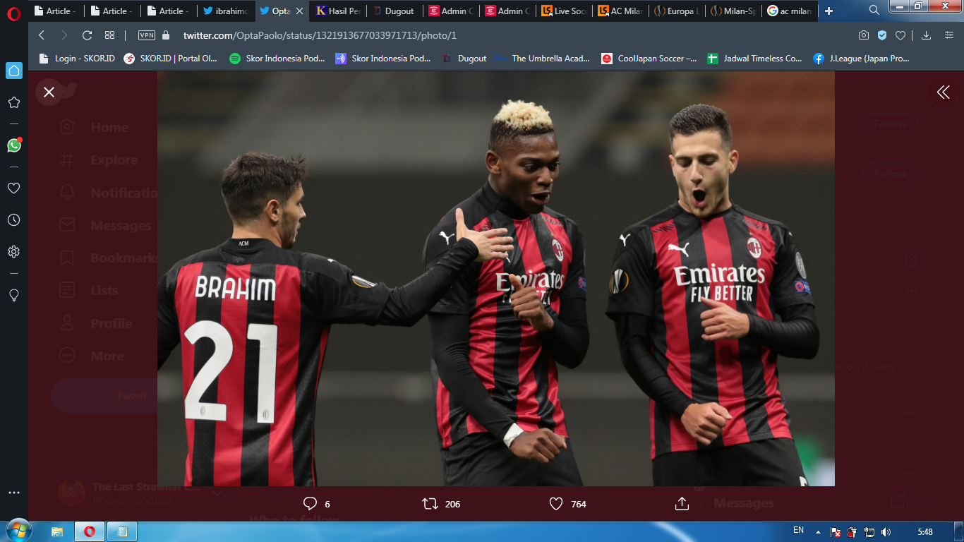 AC  Milan Satu-satunya Klub di Liga Besar Eropa Musim Ini yang Belum Terkalahkan