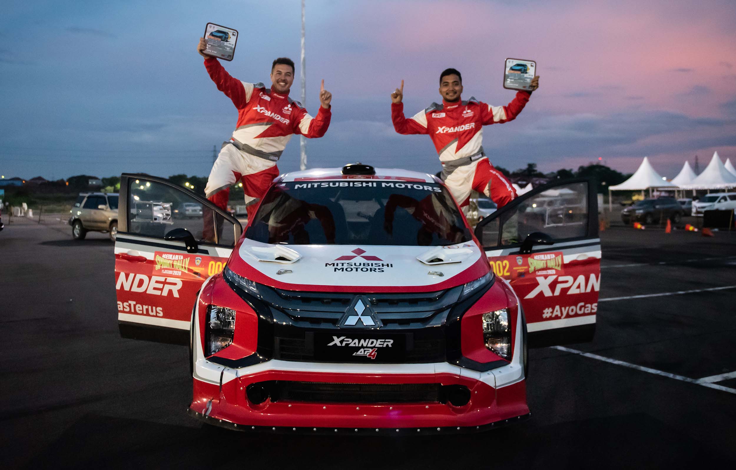XPANDER Rally Team Raih Juara Umum Meikarta Sprint Rally 2020