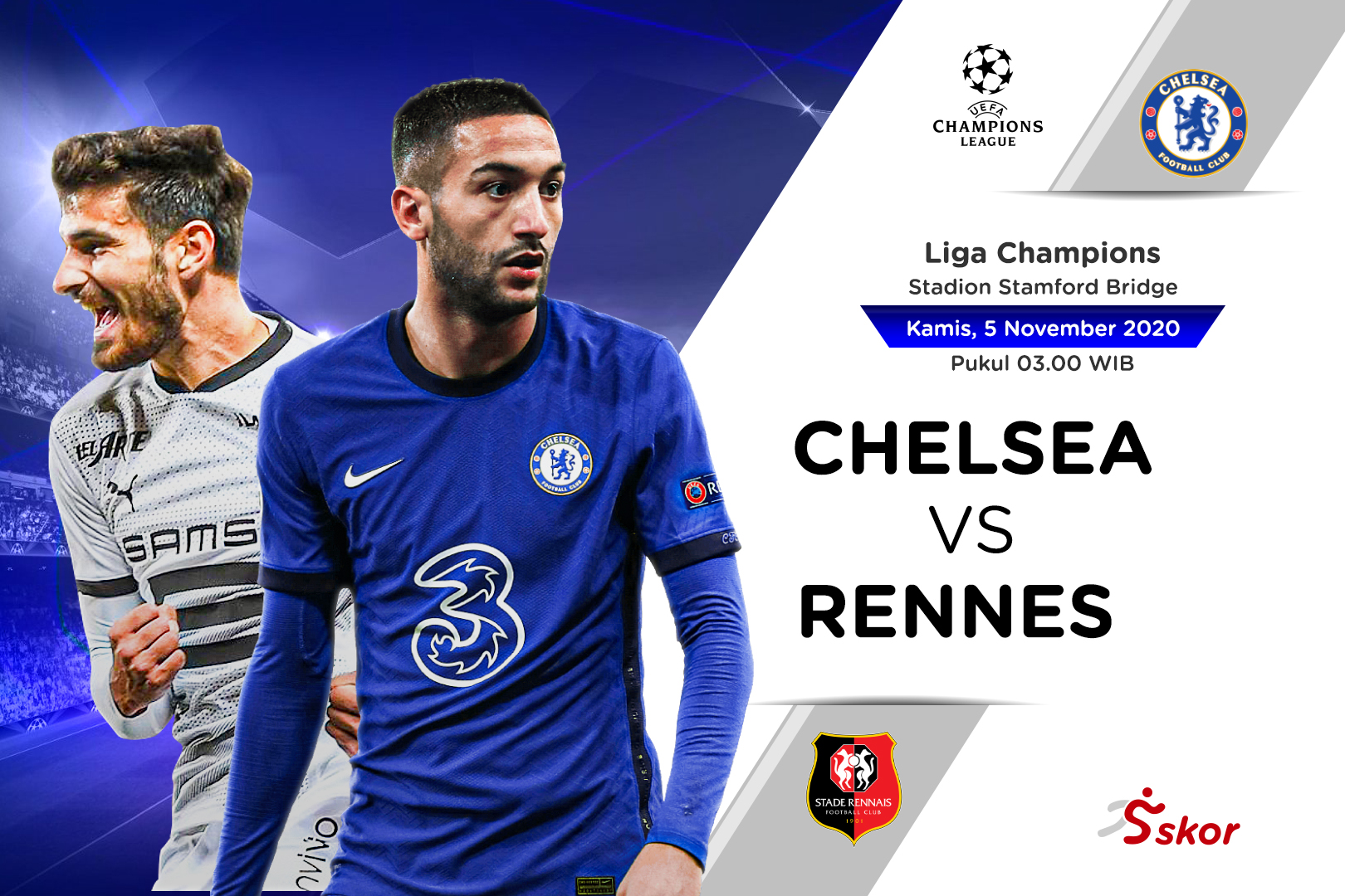 Prediksi Liga Champions: Chelsea vs Rennes