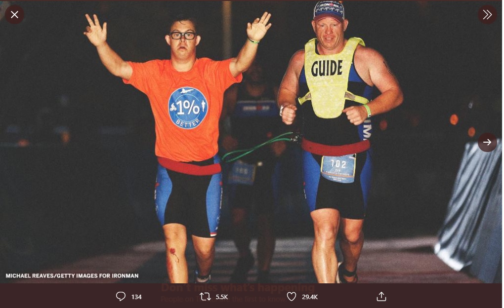 Chris Nikic, Penderita Down Syndrome Pertama yang Berhasil Menyelesaikan Triatlon Ironman