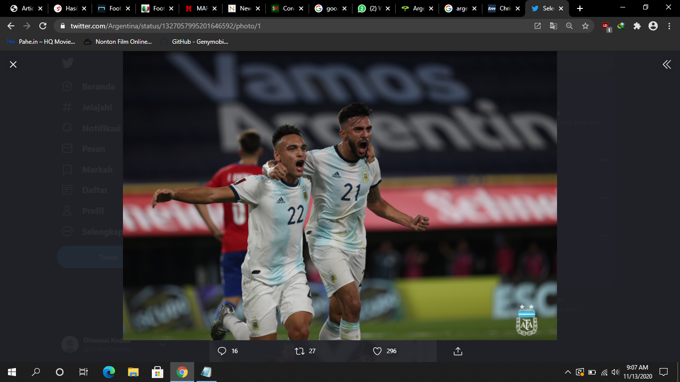 Hasil Argentina vs Paraguay: Tim Tango Harus Puas Berbagi Angka