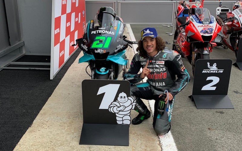 Pesan Cinta Franco Morbidelli Usai Menang di MotoGP Valencia 2020