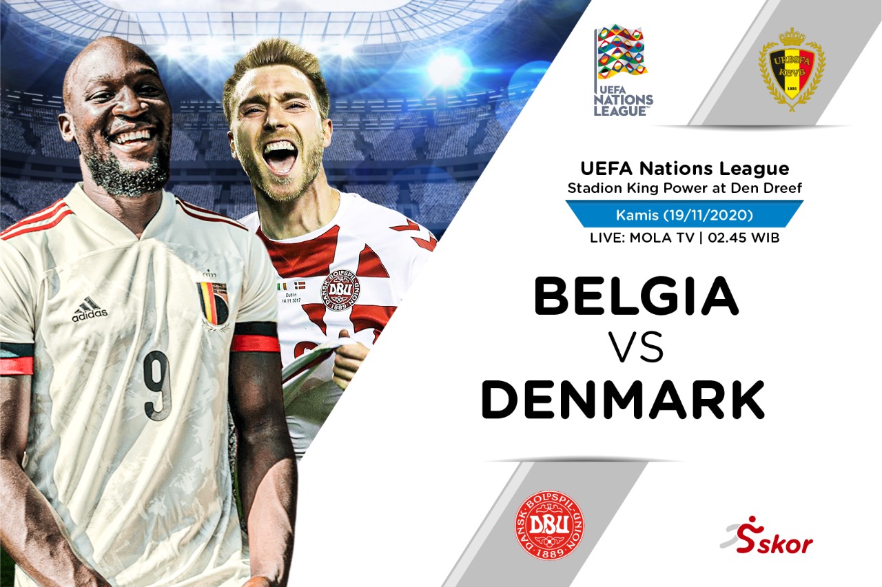 Link Live Streaming UEFA Nations League: Belgia vs Denmark