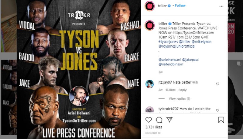 Comeback Mike Tyson Turut Diwarnai Duel Mantan Bintang NBA vs Youtuber
