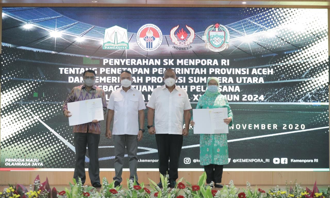 SK Penetapan Tuan Rumah PON 2024 Terbit, Aceh Dan Sumatera Utara Harus ''Berlari Cepat''