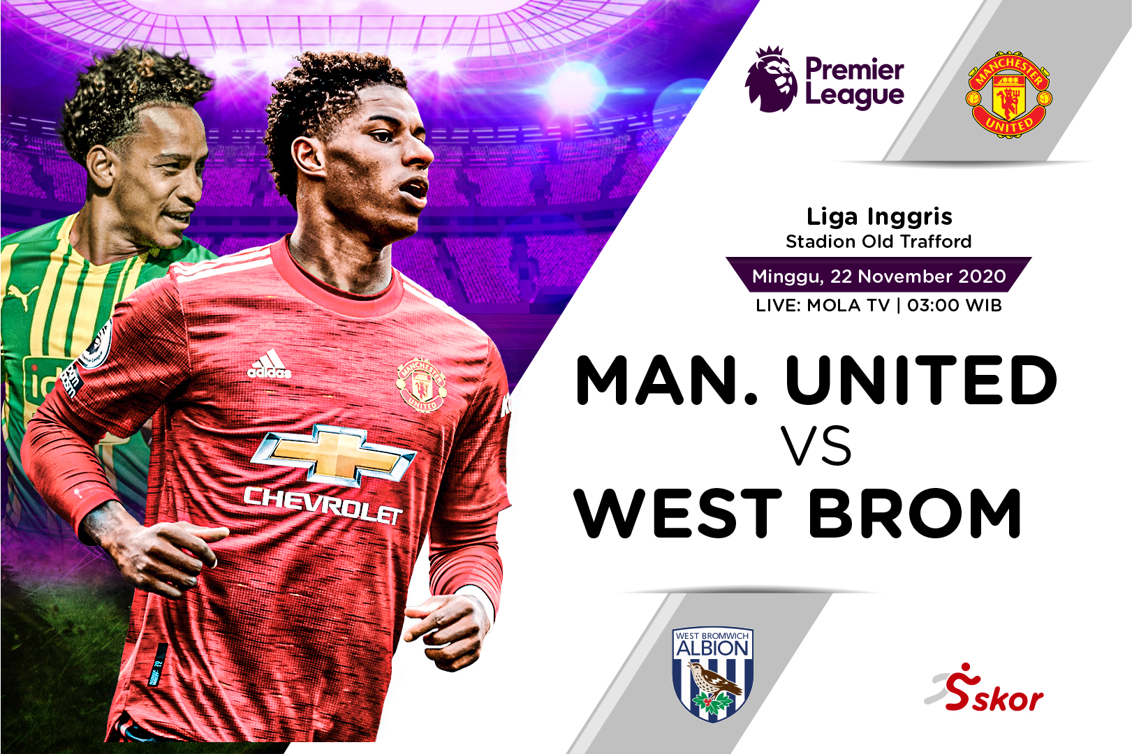 Prediksi Liga Inggris: Manchester United vs West Bromwich Albion