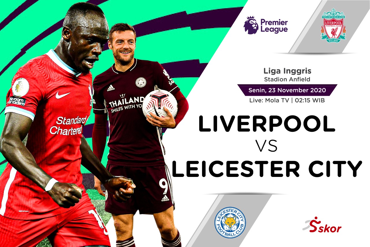 Link Live Streaming Liga Inggris: Liverpool vs Leicester City