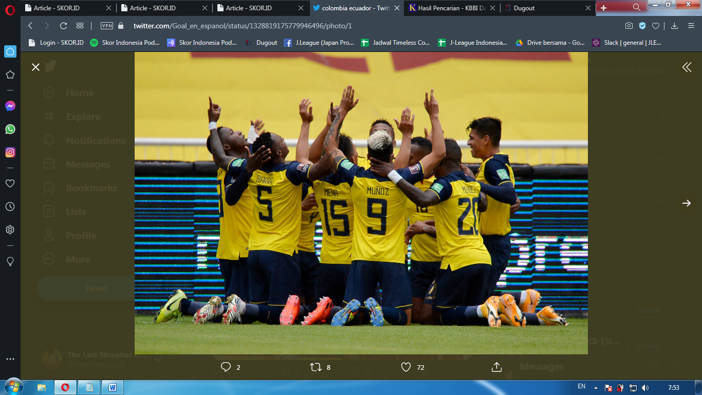 Link Live Streaming Venezuela vs Ekuador di Copa America 2021