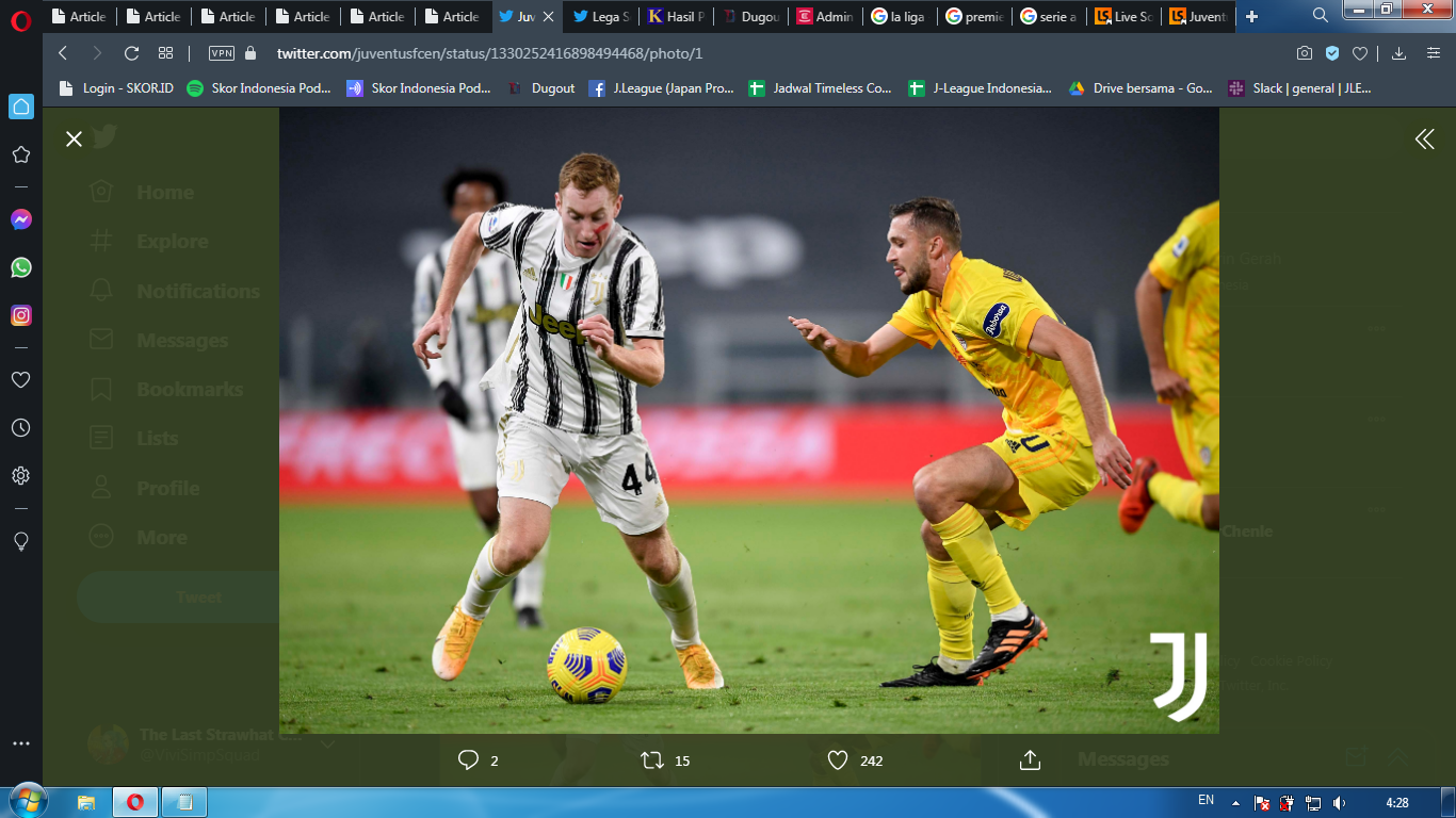 Juventus Menang 3-1 atas Sassuolo, Dejan Kulusevski Mulai Berani "Tantang" Zlatan Ibrahimovic