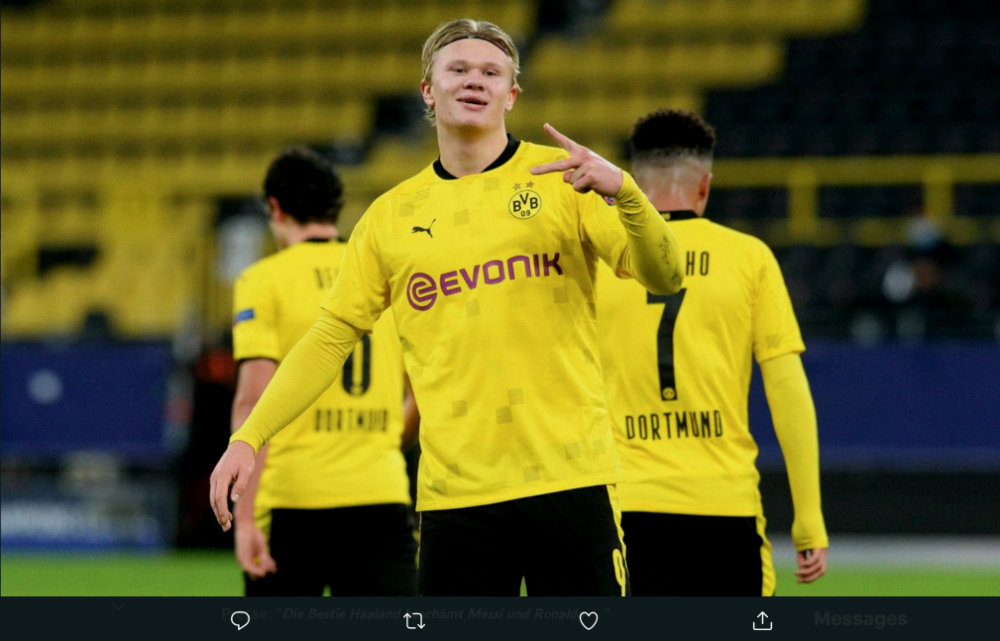 Direktur Borussia Dortmund Buka Suara soal Rumor Transfer Erling Haaland