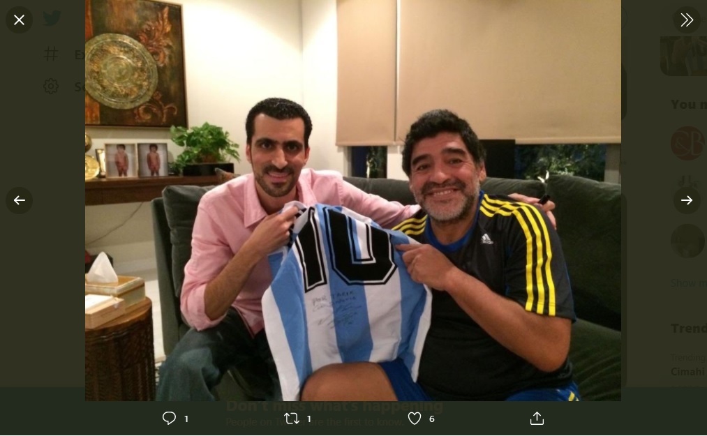 Diego Maradona Wafat, Ini Pengakuan Staf PR yang Menjadi Penerjemah Sang Mendiang di Al Wasl