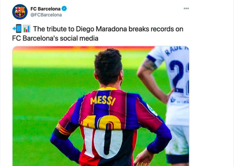 Dinilai Ambil Keuntungan dari Kematian Maradona, Barcelona Dihujat
