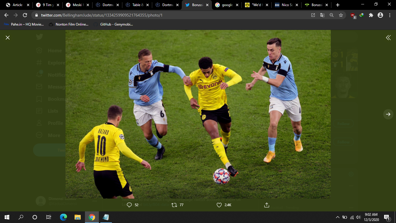 Borussia Dortmund vs Lazio, Pemain dan Pelatih Tuan Rumah Kompak Keluhkan Penalti